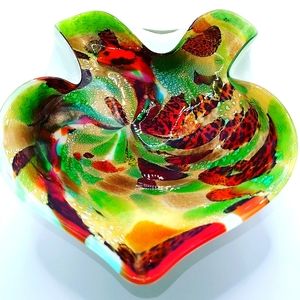 Vintage Tutti Fruity Art Glass Bowl